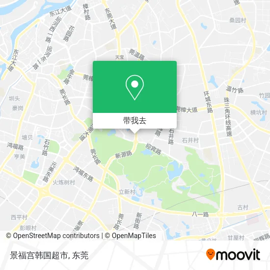 景福宫韩国超市地图
