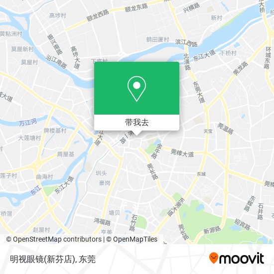 明视眼镜(新芬店)地图