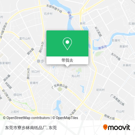 东莞市寮步林南纸品厂地图