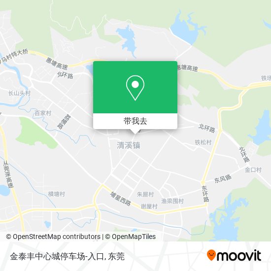金泰丰中心城停车场-入口地图