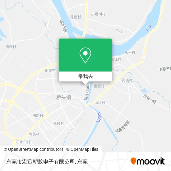 东莞市宏迅塑胶电子有限公司地图