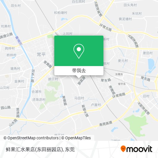 鲜果汇水果店(东田丽园店)地图