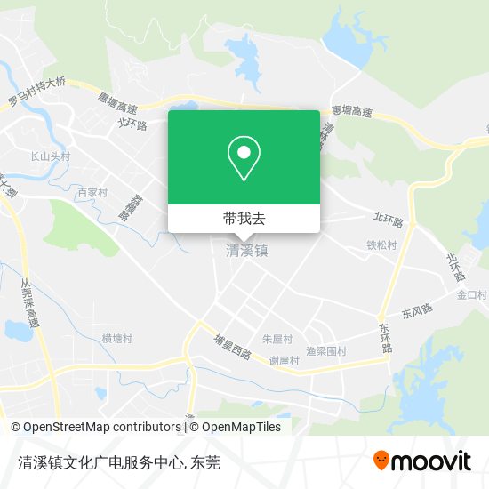 清溪镇文化广电服务中心地图