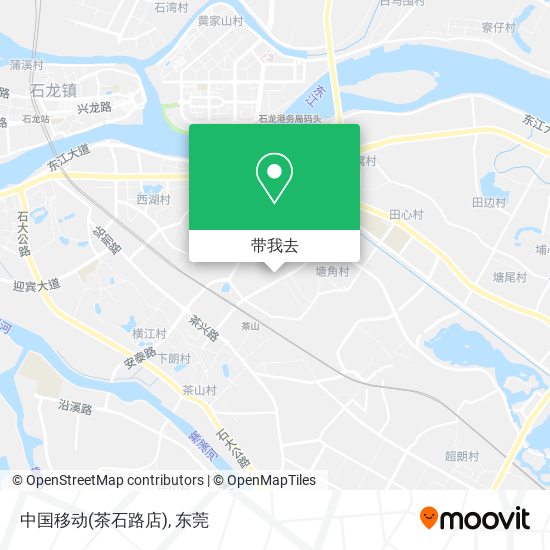 中国移动(茶石路店)地图