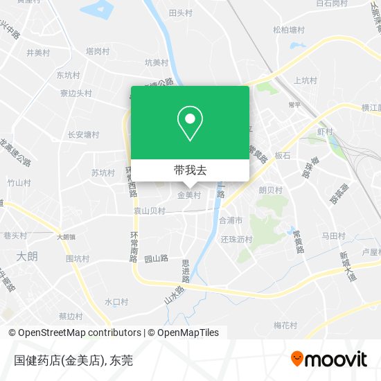 国健药店(金美店)地图