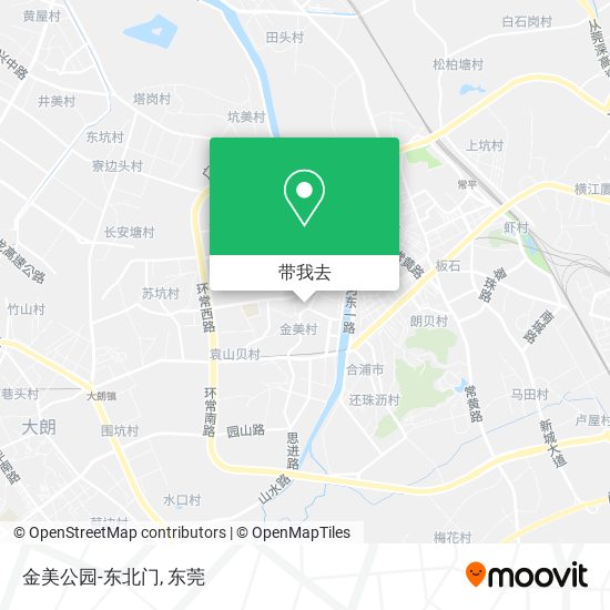 金美公园-东北门地图