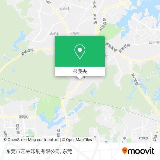 东莞市艺林印刷有限公司地图