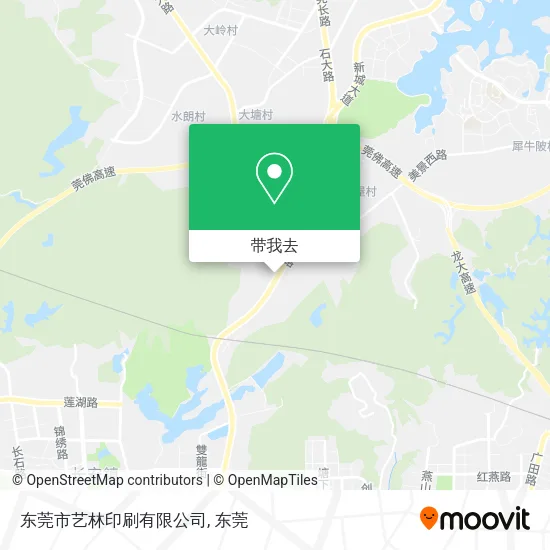 东莞市艺林印刷有限公司地图