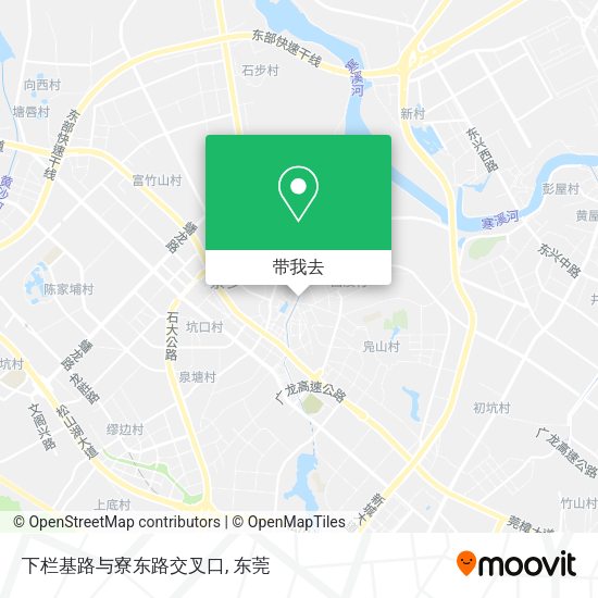 下栏基路与寮东路交叉口地图