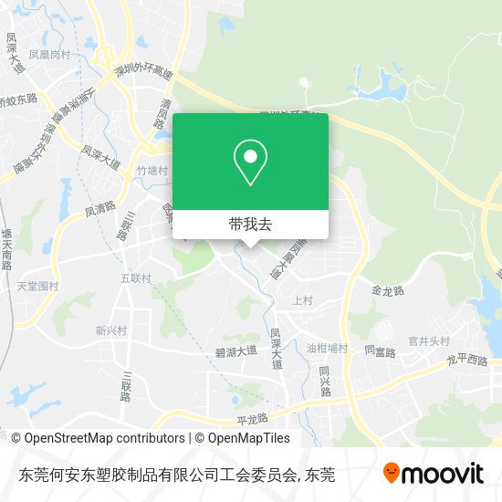 东莞何安东塑胶制品有限公司工会委员会地图