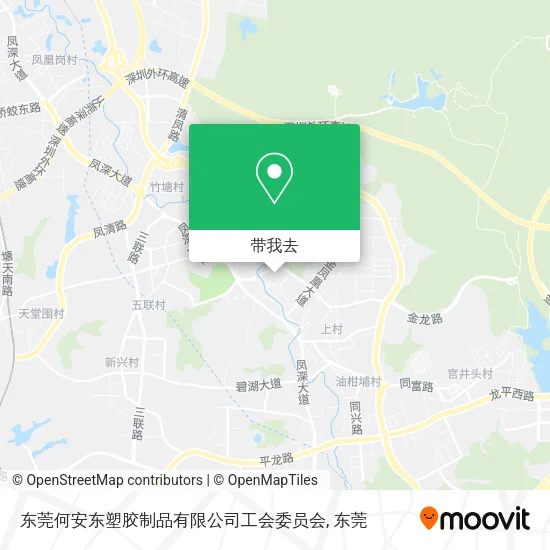 东莞何安东塑胶制品有限公司工会委员会地图