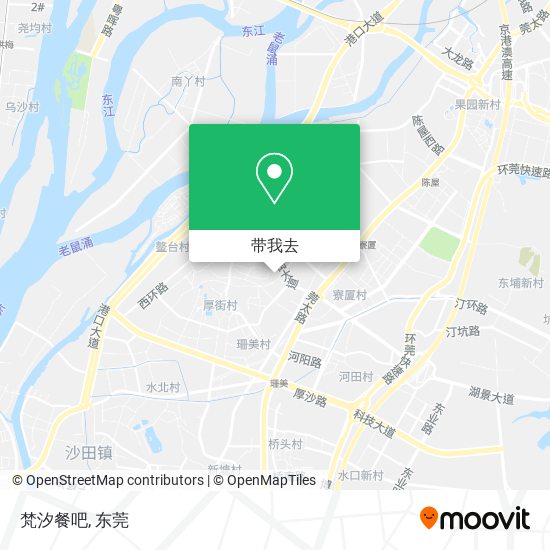 梵汐餐吧地图