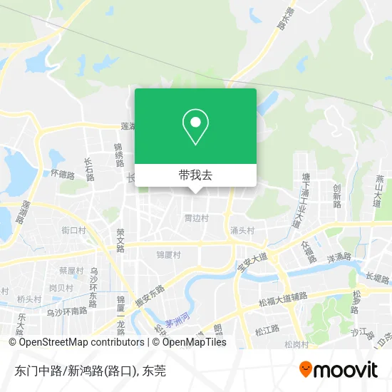 东门中路/新鸿路(路口)地图
