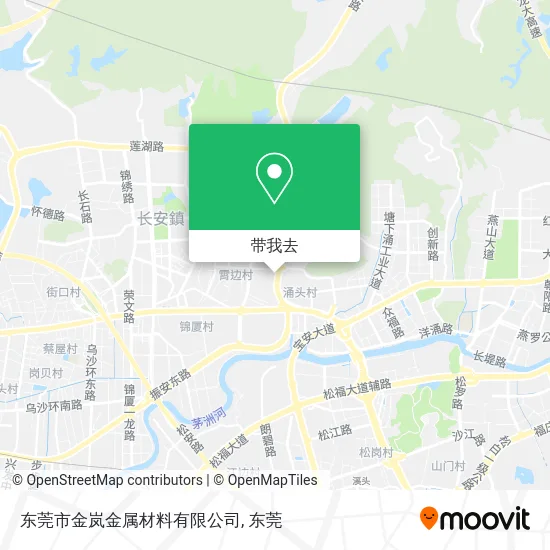 东莞市金岚金属材料有限公司地图
