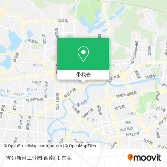 宵边新河工业园-西南门地图