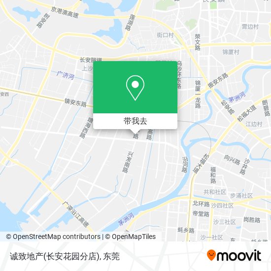 诚致地产(长安花园分店)地图