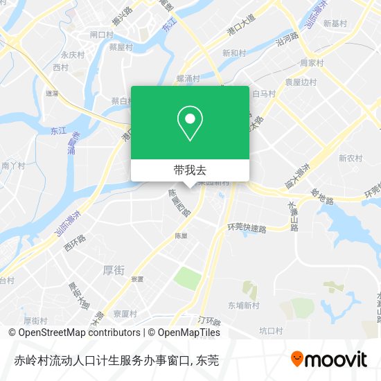 赤岭村流动人口计生服务办事窗口地图