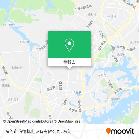 东莞市信德机电设备有限公司地图