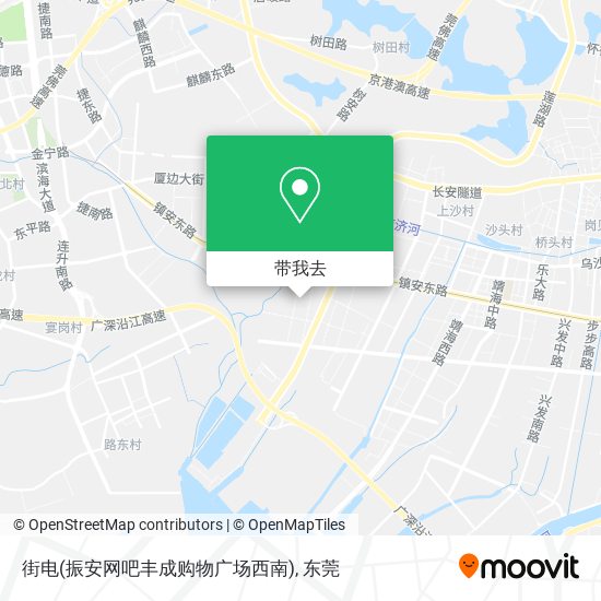 街电(振安网吧丰成购物广场西南)地图