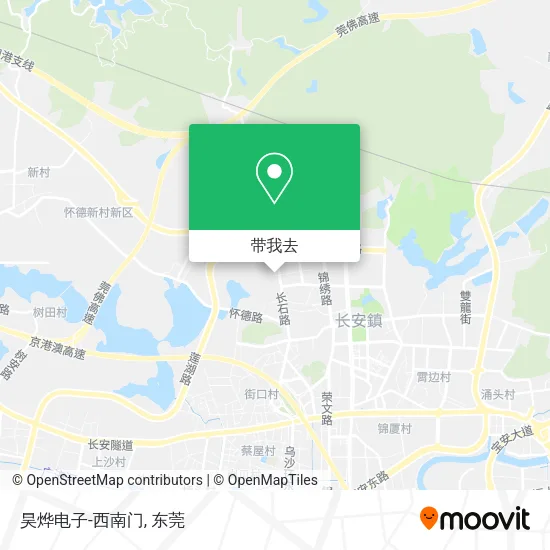 昊烨电子-西南门地图