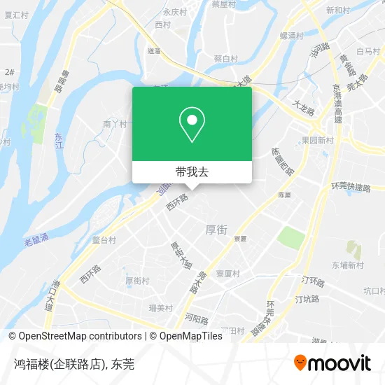 鸿福楼(企联路店)地图