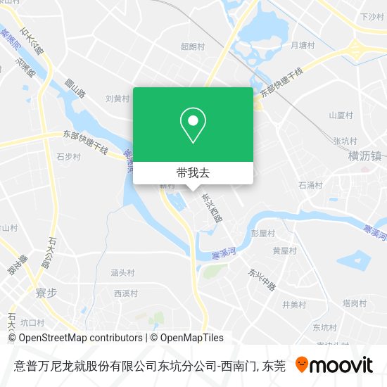 意普万尼龙就股份有限公司东坑分公司-西南门地图