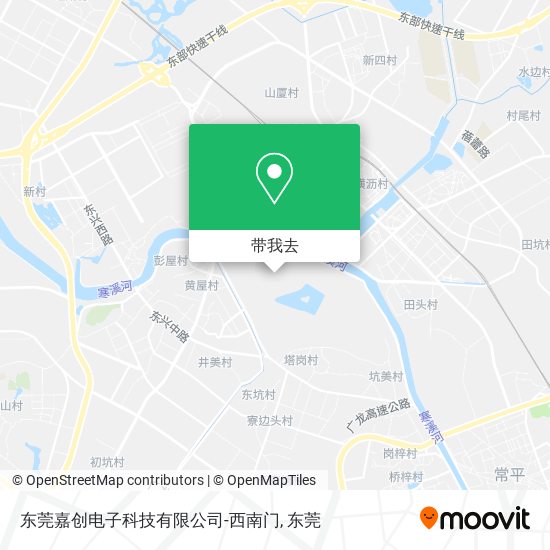东莞嘉创电子科技有限公司-西南门地图