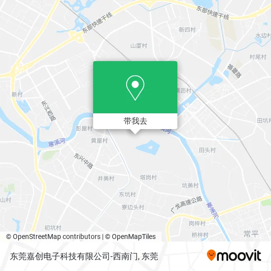 东莞嘉创电子科技有限公司-西南门地图