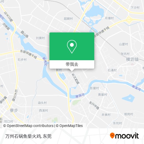 万州石锅鱼柴火鸡地图