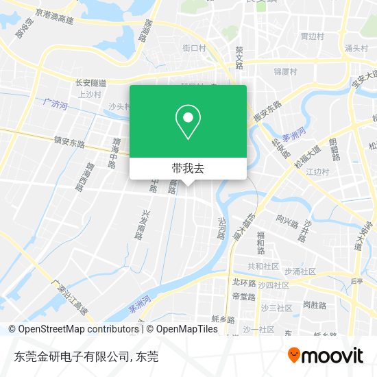 东莞金研电子有限公司地图