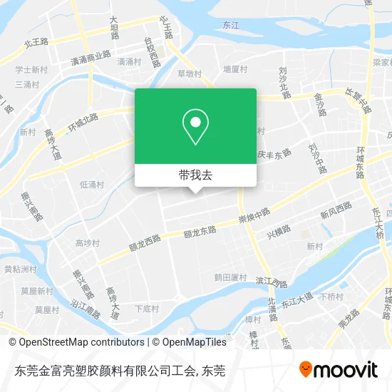 东莞金富亮塑胶颜料有限公司工会地图
