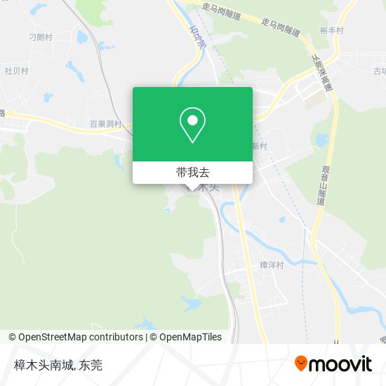 樟木头南城地图