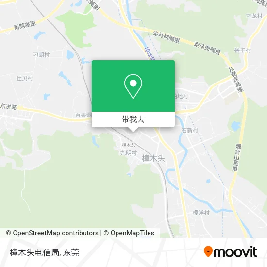 樟木头电信局地图