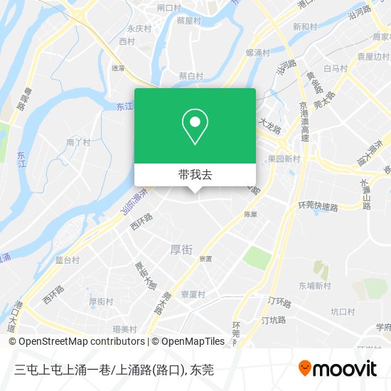 三屯上屯上涌一巷/上涌路(路口)地图