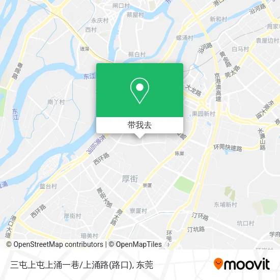 三屯上屯上涌一巷/上涌路(路口)地图