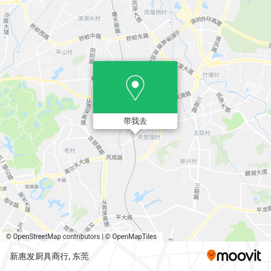新惠发厨具商行地图