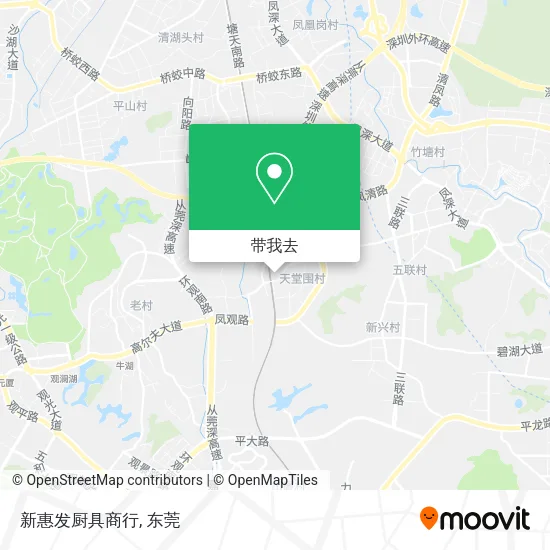 新惠发厨具商行地图
