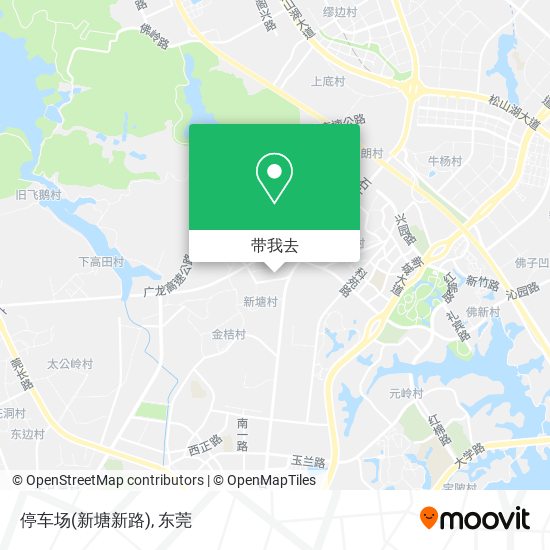 停车场(新塘新路)地图