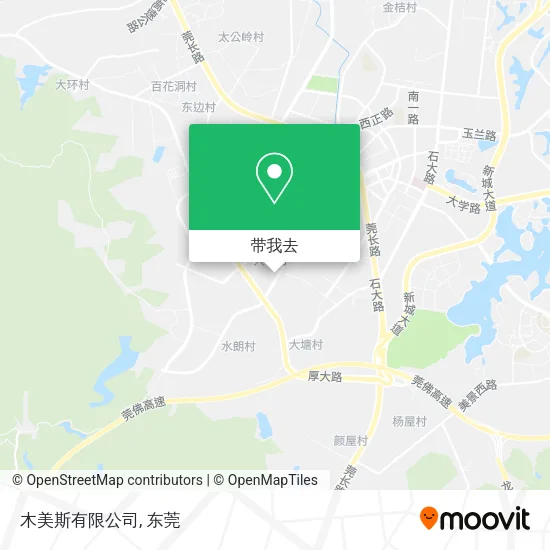 木美斯有限公司地图