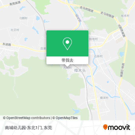 南城幼儿园-东北1门地图
