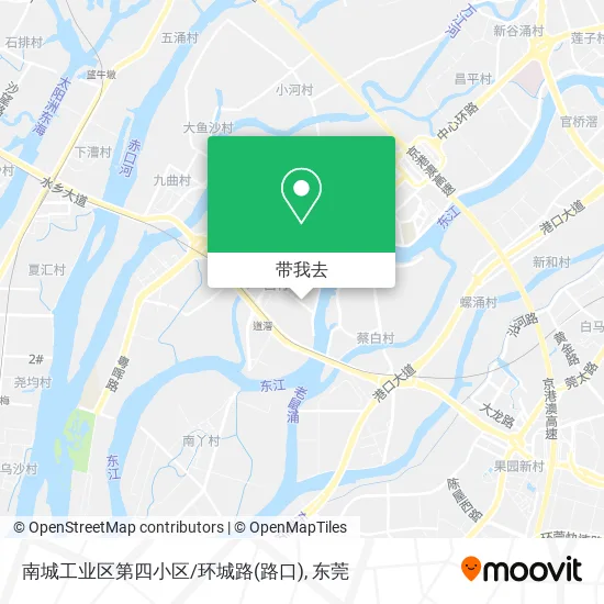 南城工业区第四小区/环城路(路口)地图