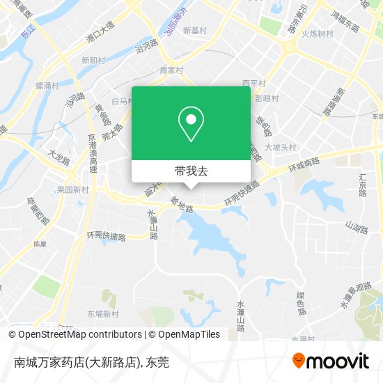 南城万家药店(大新路店)地图