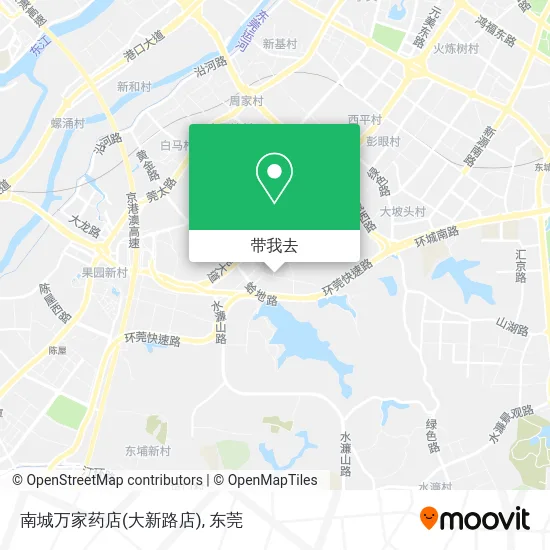 南城万家药店(大新路店)地图