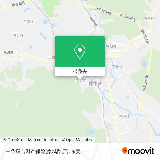 中华联合财产保险(南城路店)地图