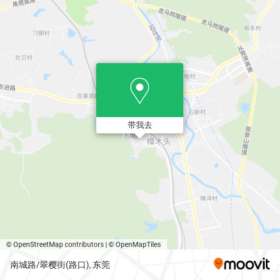 南城路/翠樱街(路口)地图