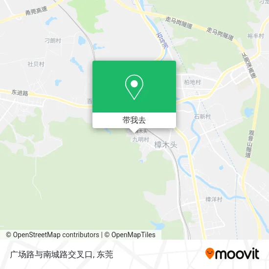 广场路与南城路交叉口地图
