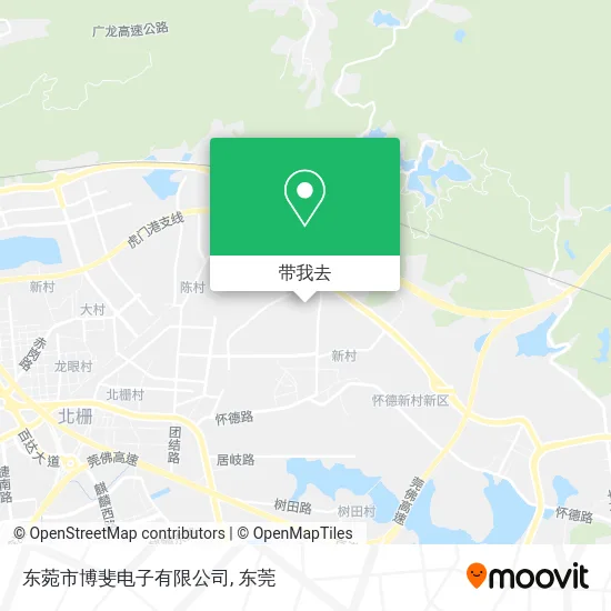 东菀市博斐电子有限公司地图