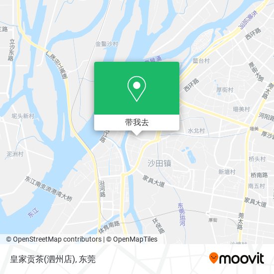 皇家贡茶(泗州店)地图