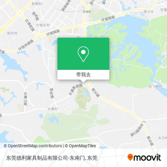 东莞德利家具制品有限公司-东南门地图