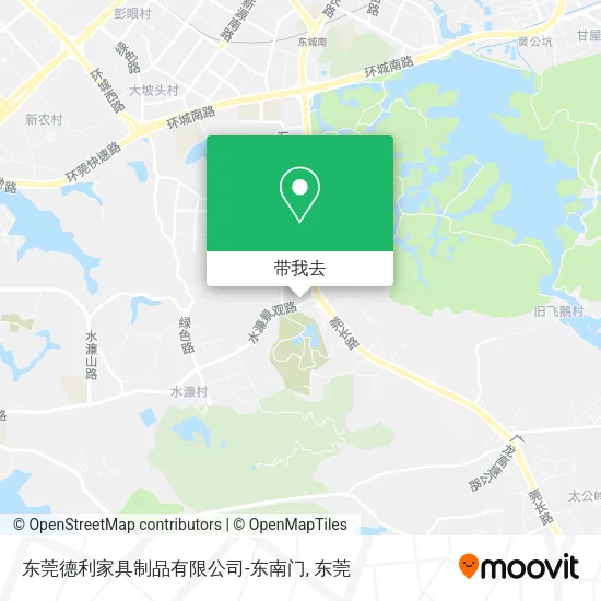 东莞德利家具制品有限公司-东南门地图